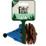 Forest Friends Maus aus Filz mit Madnip und Tannenzapfen