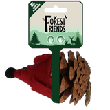 Forest Friends Maus aus Filz mit Madnip und Tannenzapfen