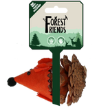 Forest Friends Maus aus Filz mit Madnip und Tannenzapfen