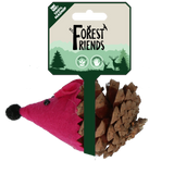 Forest Friends Maus aus Filz mit Madnip und Tannenzapfen