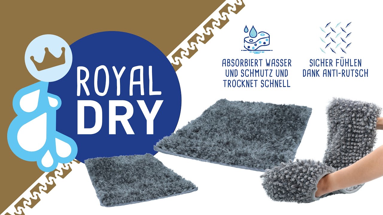 Royal Dry Hundematte, Mikrofaser, 91 x 152 cm