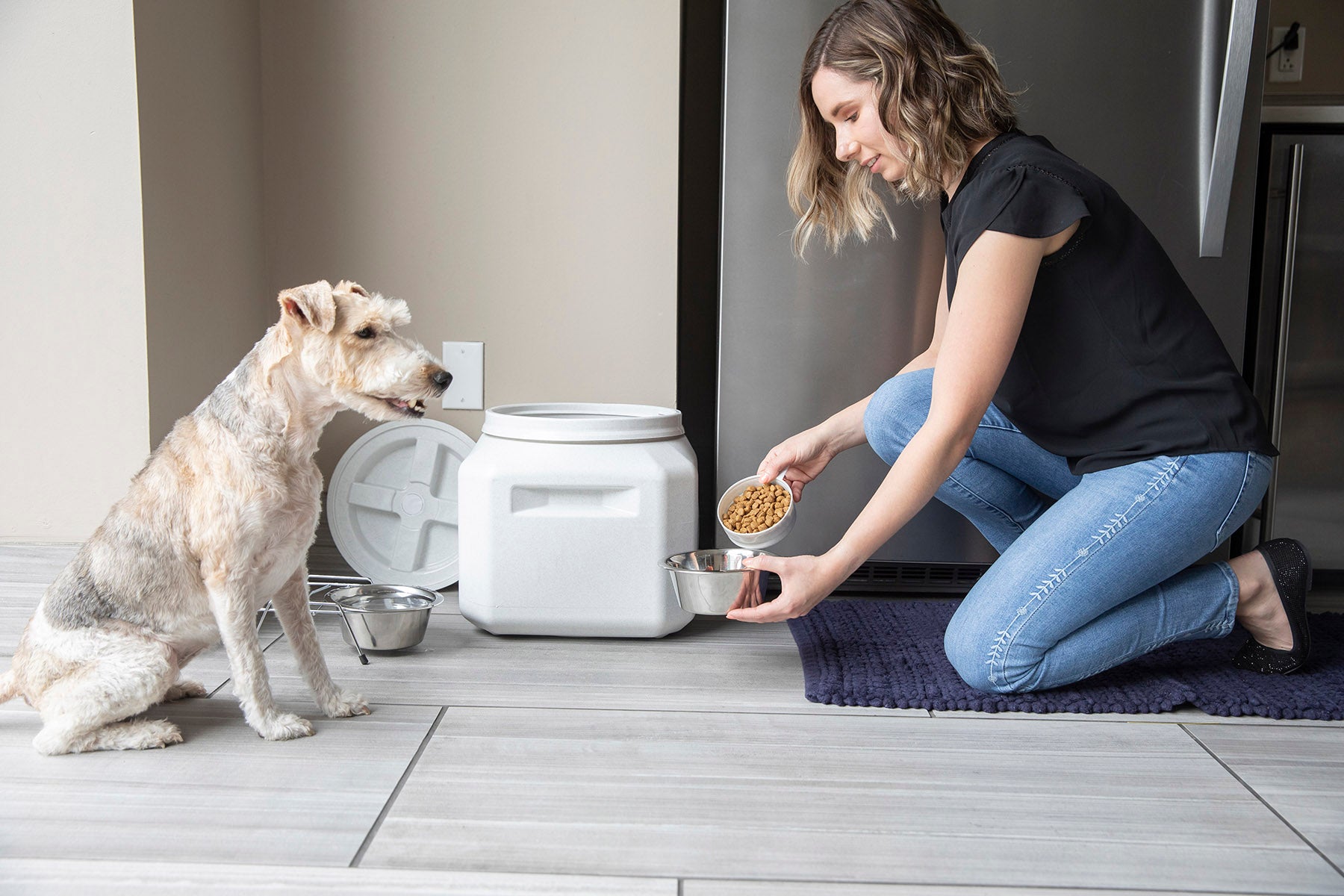 Gamma Vittles Vault Outback Futtermittelbehälter, lebensmittelechter Kunststoff, 30 l