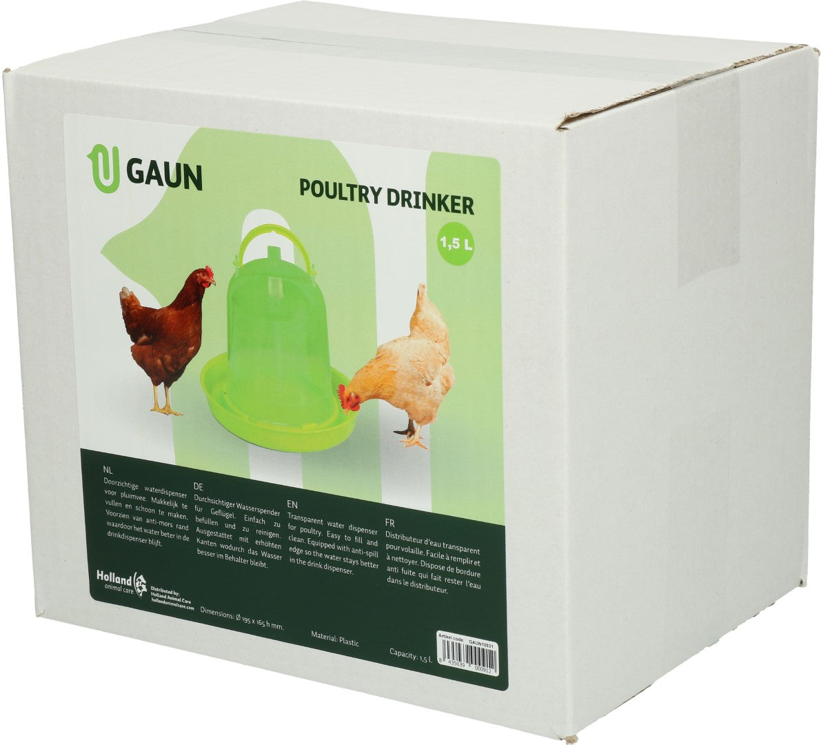 Gaun Geflügel Stülptränke, Grün Lemon, 1,5 l