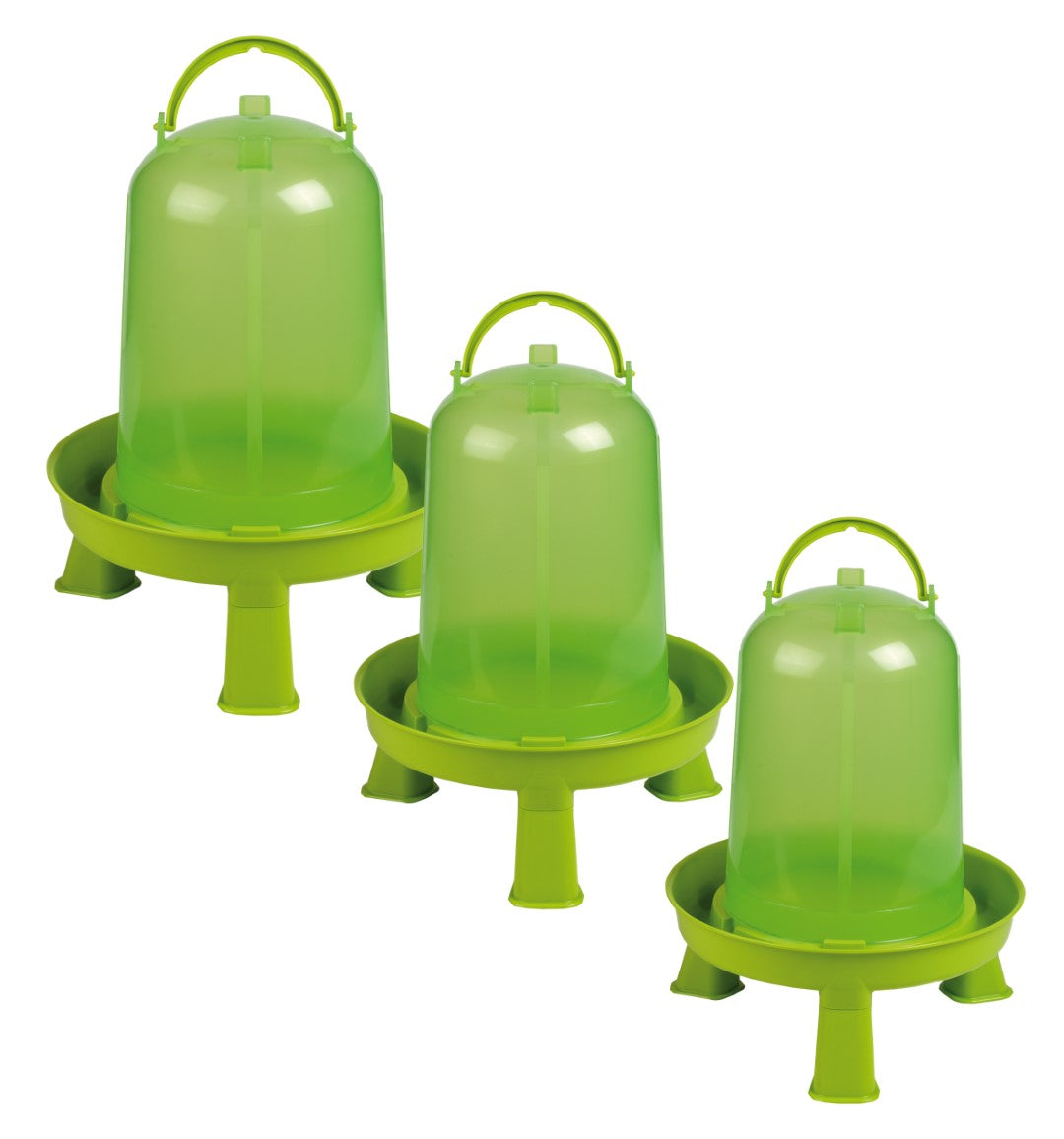 Gaun Geflügeltränke mit Ständer, limonengrün, 10 l