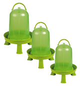 Gaun Geflügeltränke mit Ständer, limonengrün, 5 l