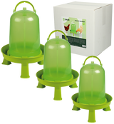 Gaun Geflügeltränke mit Ständer, limonengrün, 1,5 l