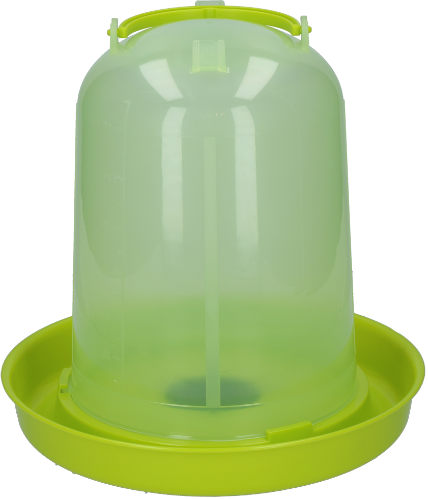 Gaun Geflügeltränke, mit Stopfen, limonengrün, 8 l