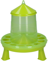 Gaun Geflügel Futterautomat, mit Ständer, limonengrün, 2 kg