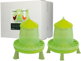 Gaun Geflügel-Futterautomat, mit Ständer, limonengrün, 4 kg