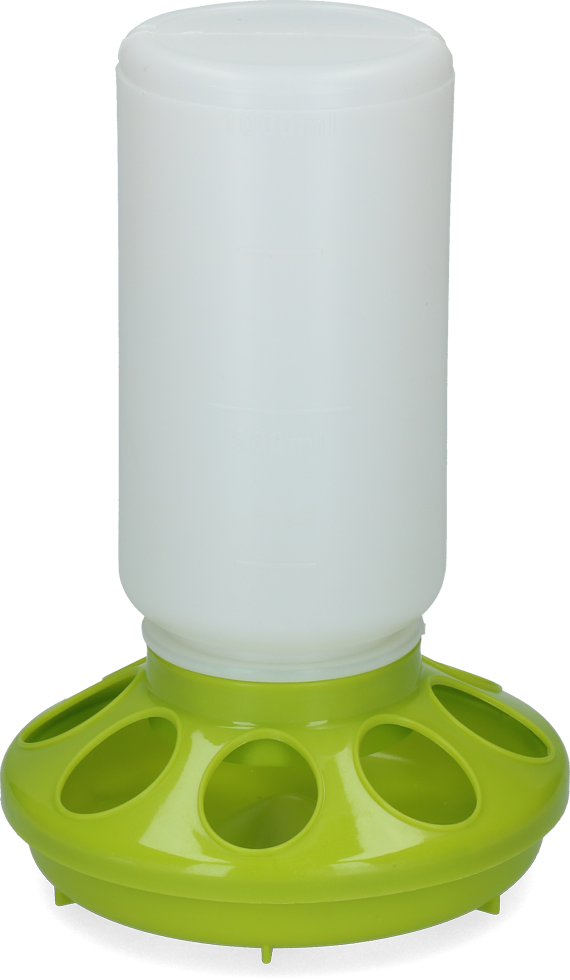 Gaun Geflügel Futterautomat, Kunststoff, grün, 1 kg