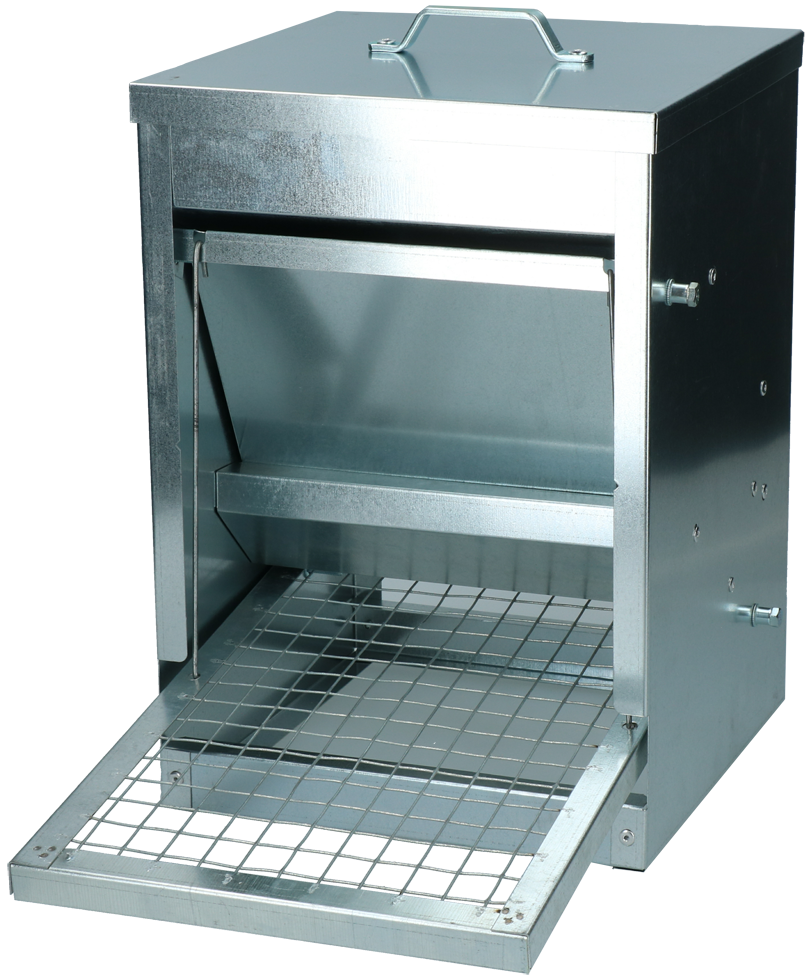 Gaun Geflügel Futterstation, galvanisiertes Metall, 5 kg
