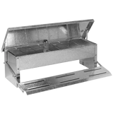 Gaun Geflügel Pedal-Futtertrog, 56 x 36 x 18,5 cm