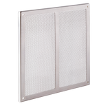 Ausschlussgitter, Edelstahl 304, 250 x 250 mm, Drahtstärke 0,55 mm, Maschenweite 2 mm, mit Mittelpfosten