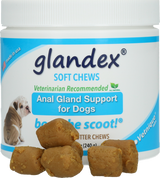 Glandex Soft Chews, Hund, Analdrüsen, Erdnussbutter, Probiotika, 60 St.