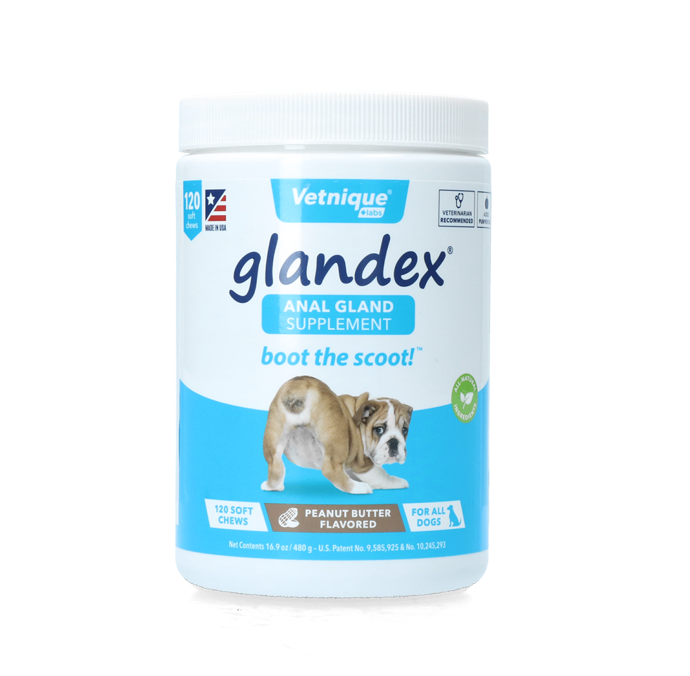 Glandex Soft Chews, Verdauung, Analdrüsen, Hund, 120 St