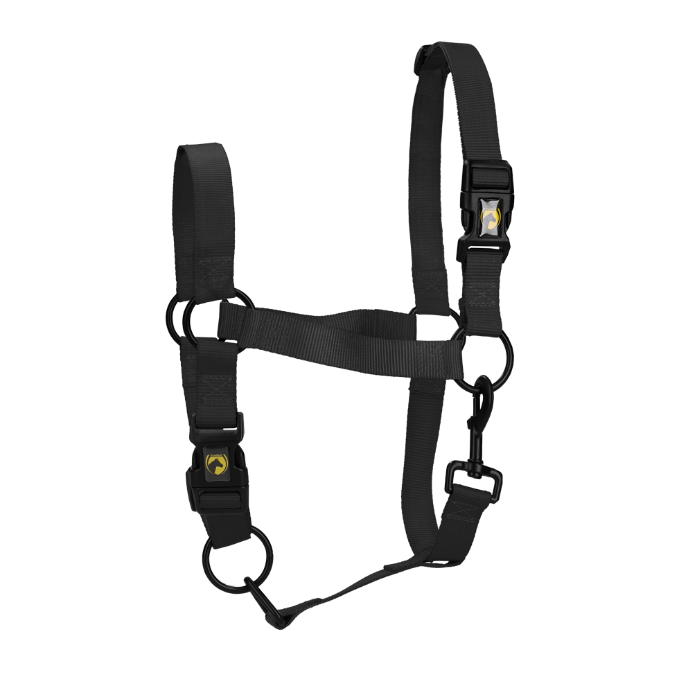 Excellent Essential Halfter, Nylon, Schwarz, S, Shetlandpony