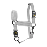 Excellent Halfter, Nylon, Fleecepolster, reflektierend, Grau, Größe L (Cob)