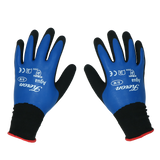Keron Nylon-Feinstrickhandschuh, Latexbeschichtung, wasserdicht, Größe M, 8 Paar