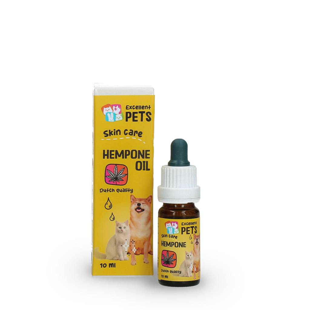 Excellent Pets Hanföl mit CBD, Hautpflegeöl für Hunde und Katzen, 10 ml
