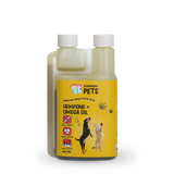 Excellent Pets Hanföl, Omega-3 und Omega-6, Ergänzungsfuttermittel für Hunde und Katzen, 250 ml