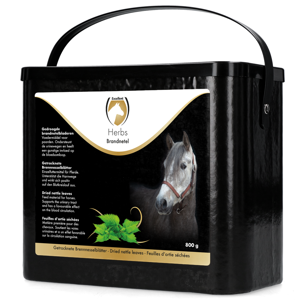 Excellent Horse Brennnessel, Einzelfuttermittel für Pferde, 800 g
