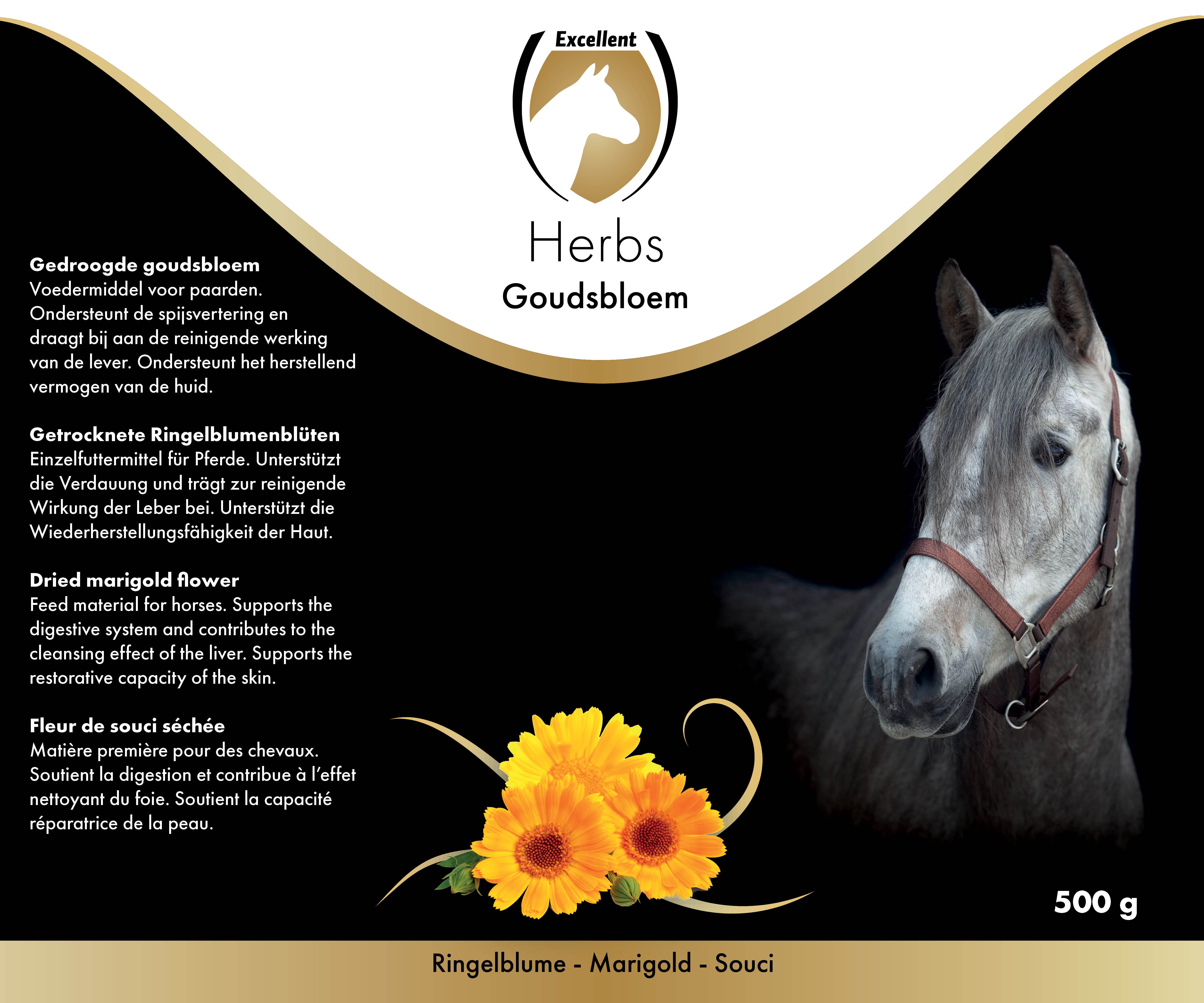 Excellent Horse Herbs Ringelblume für Pferde, 500 g