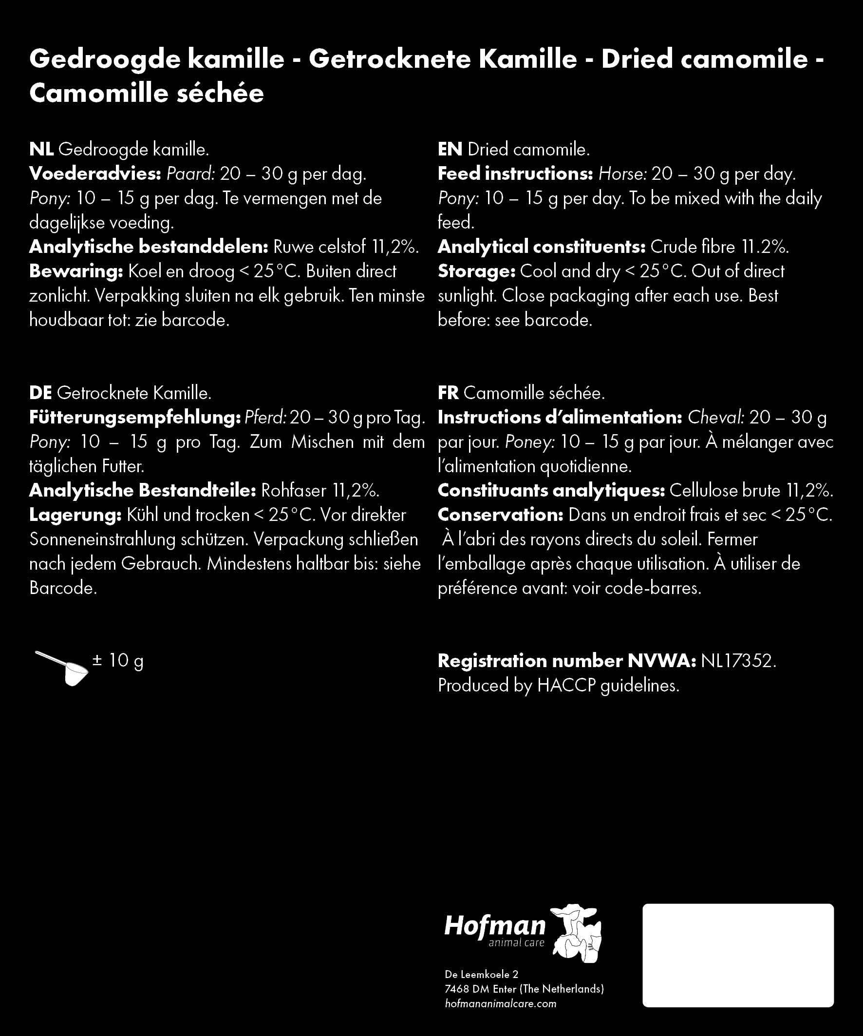 Excellent Horse Kamille für Pferde, 500 g