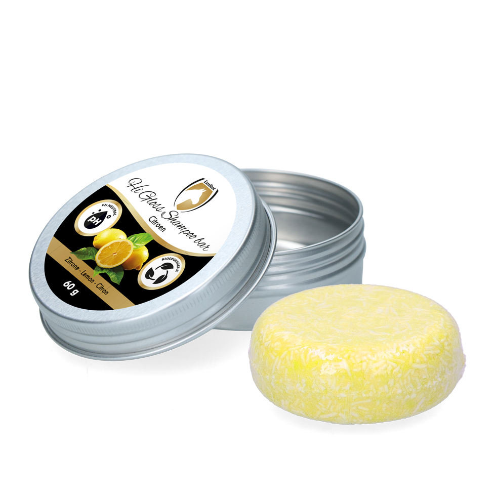 Excellent Horse Shampoo Bar, Zitrone, 60 g
