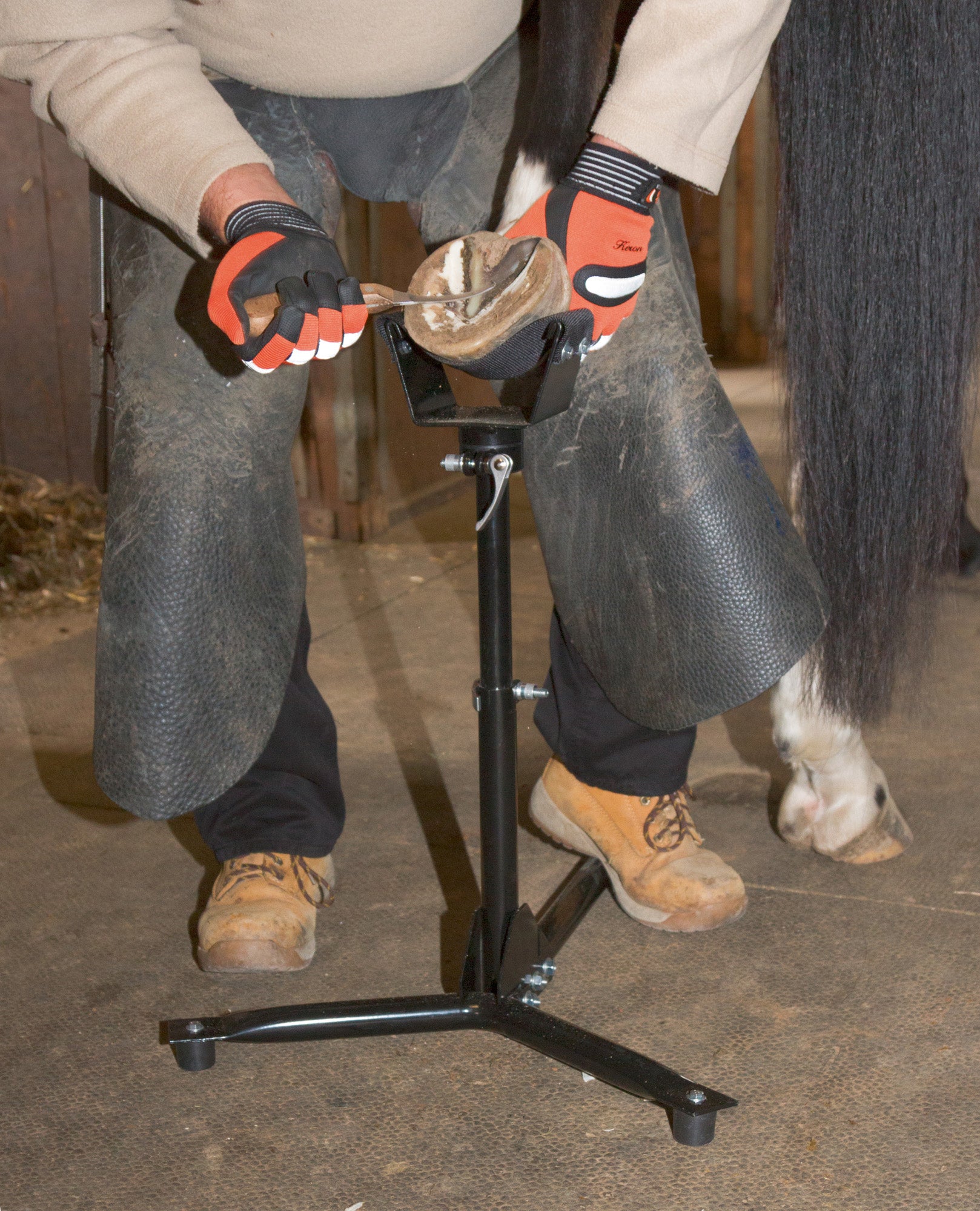 Hufbock EcoFlex 2-in-1, höhenverstellbar 35–63 cm