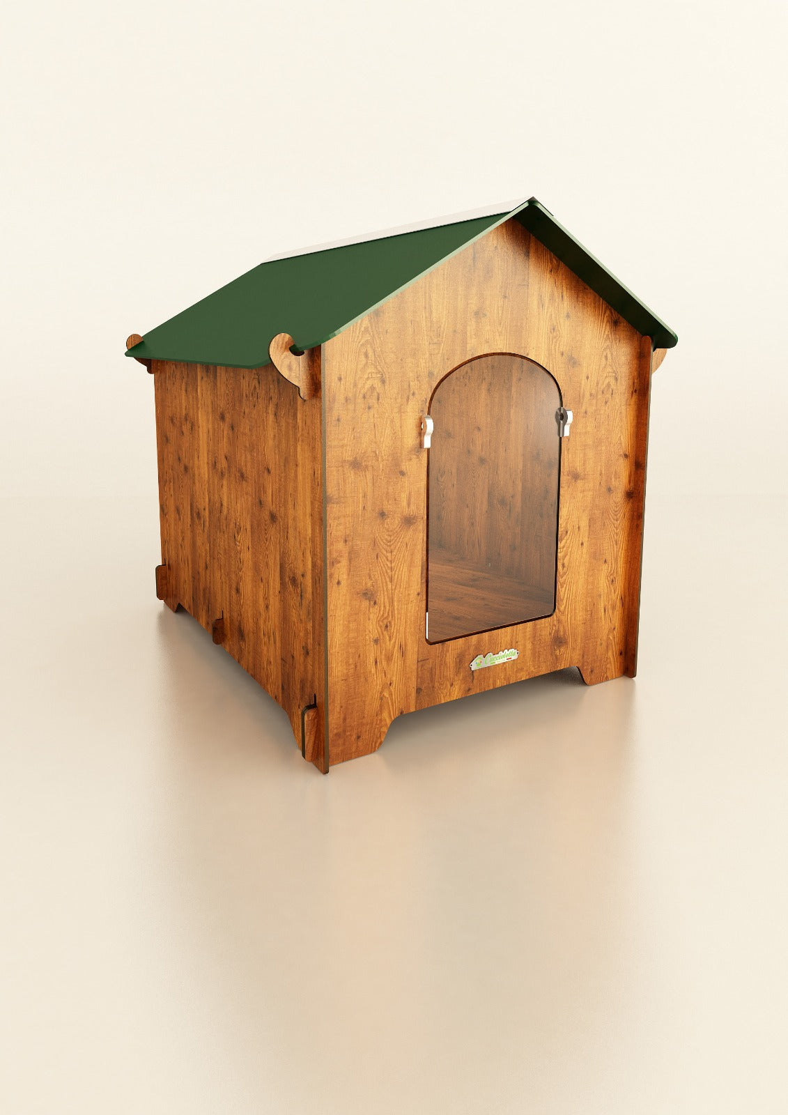 Hundehütte Cucciolotta Classic XL, HPL-Platten, 95 x 110 x 89 cm