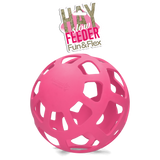 Heu Slow Feeder Ball, Fun & Flex, rosa, für Pferde