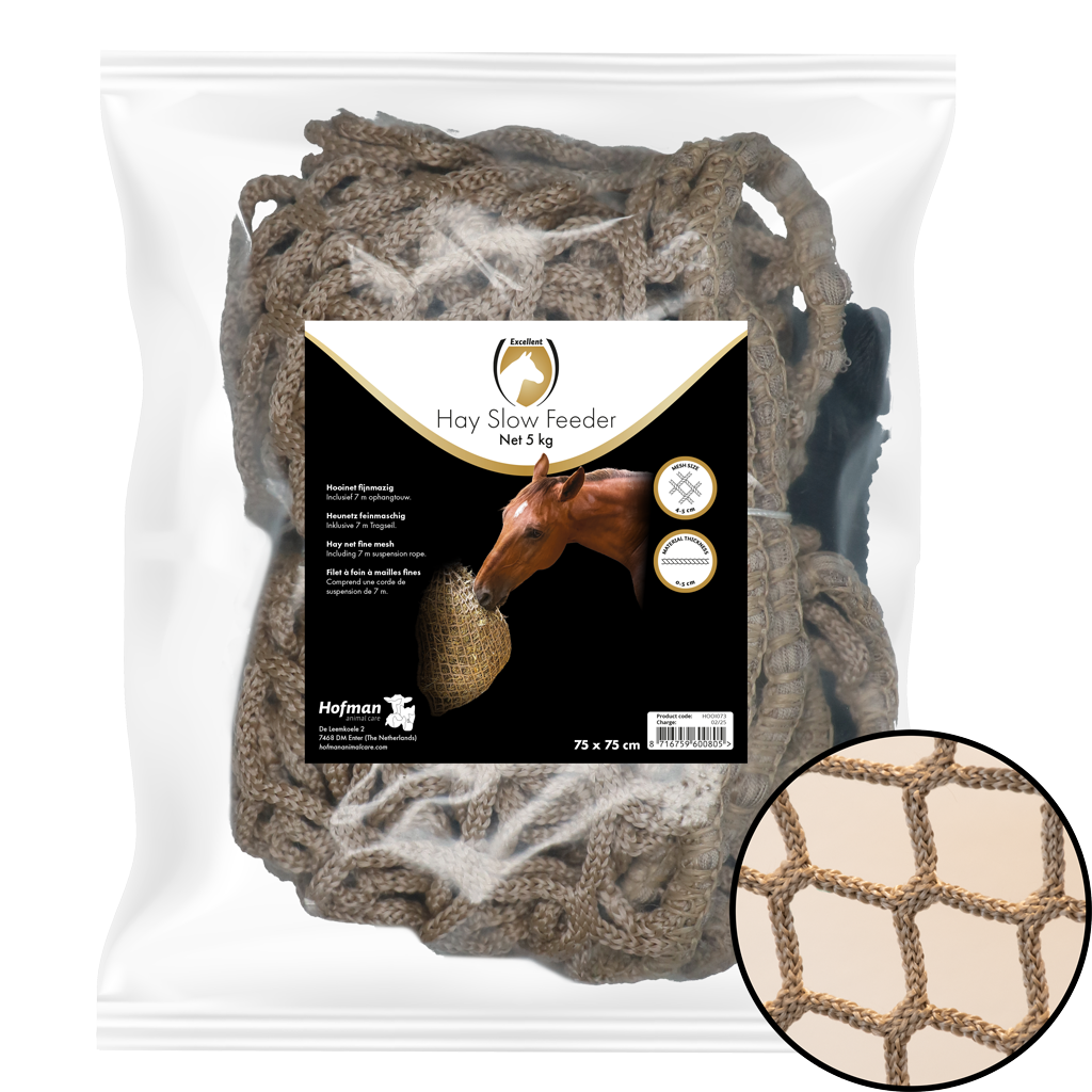 Heunetz Slow Feeder, 5 kg, Maschenweite Ø 45 mm