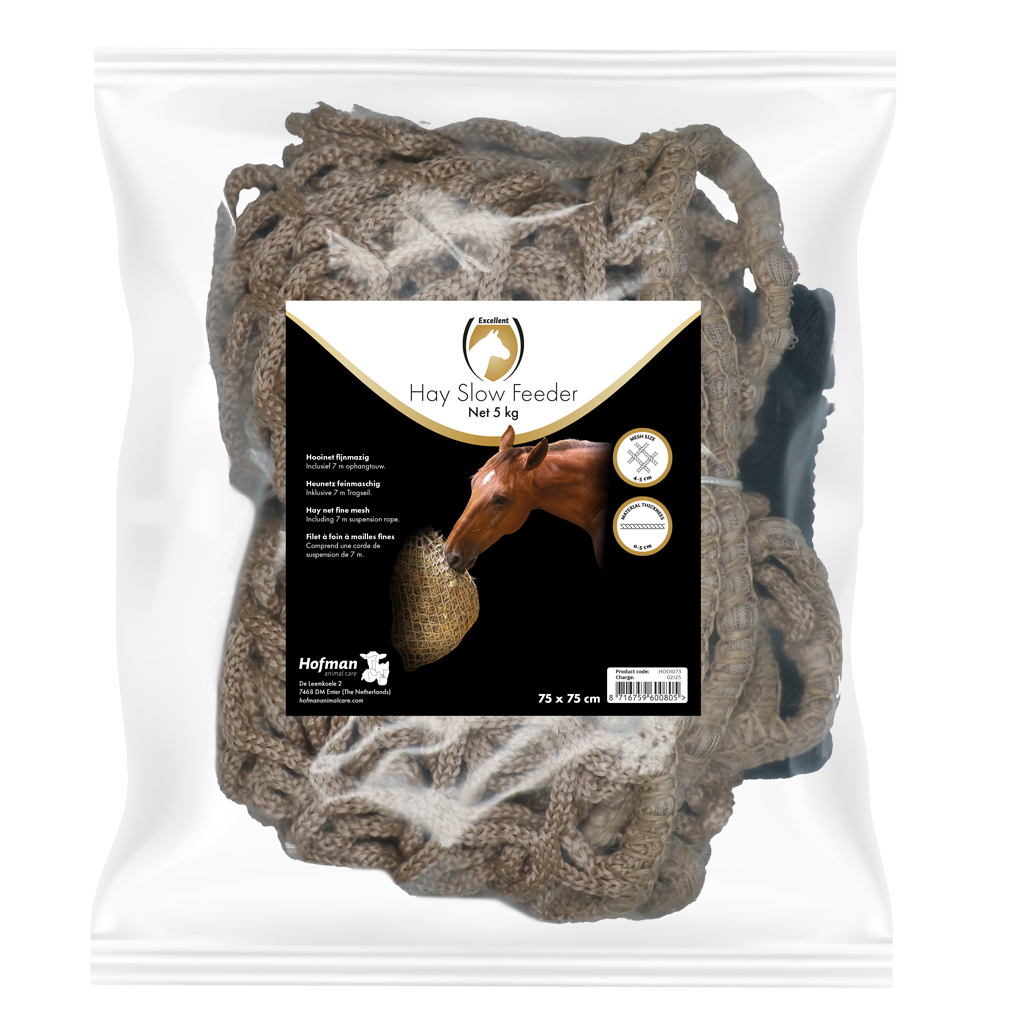 Heunetz Slow Feeder, 5 kg, Maschenweite Ø 45 mm