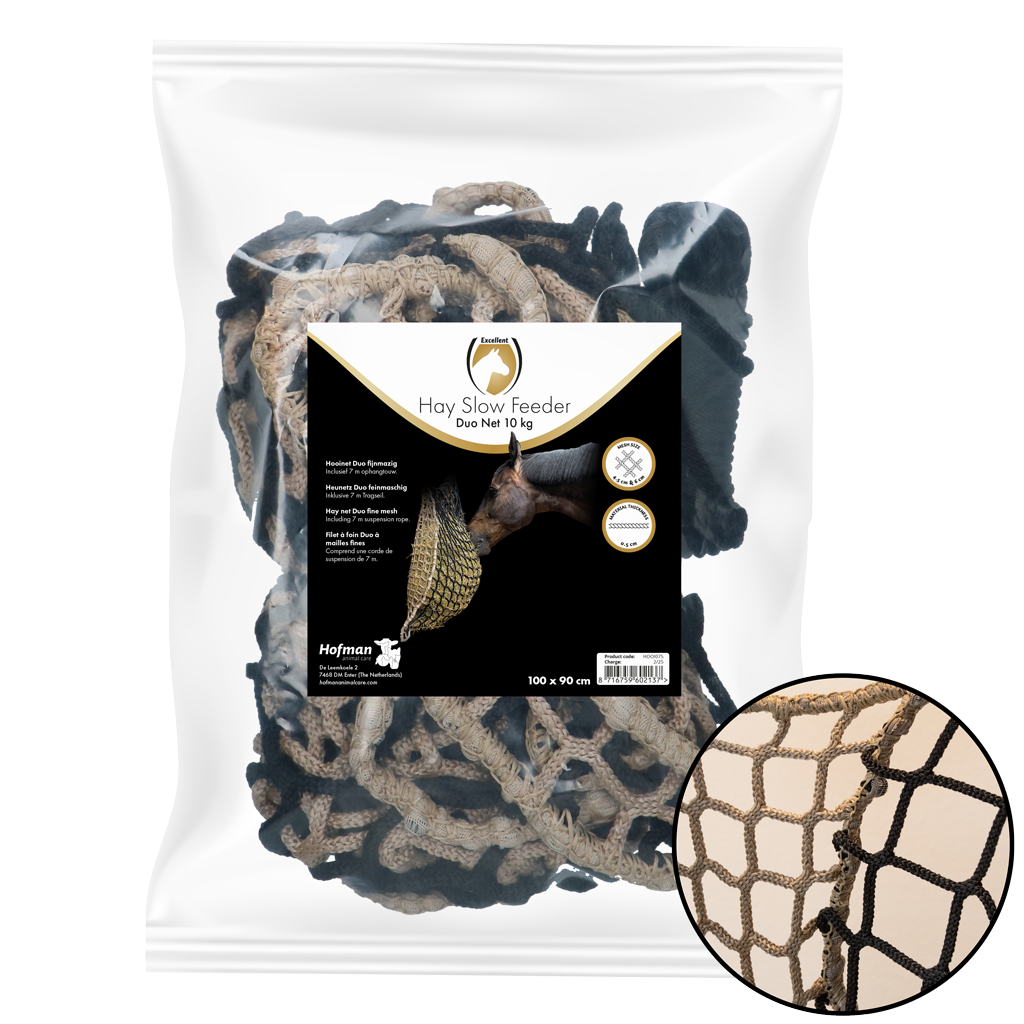 Heunetz Slow Feeder, Polypropylen, Maschenweite 60/45 mm, 10 kg
