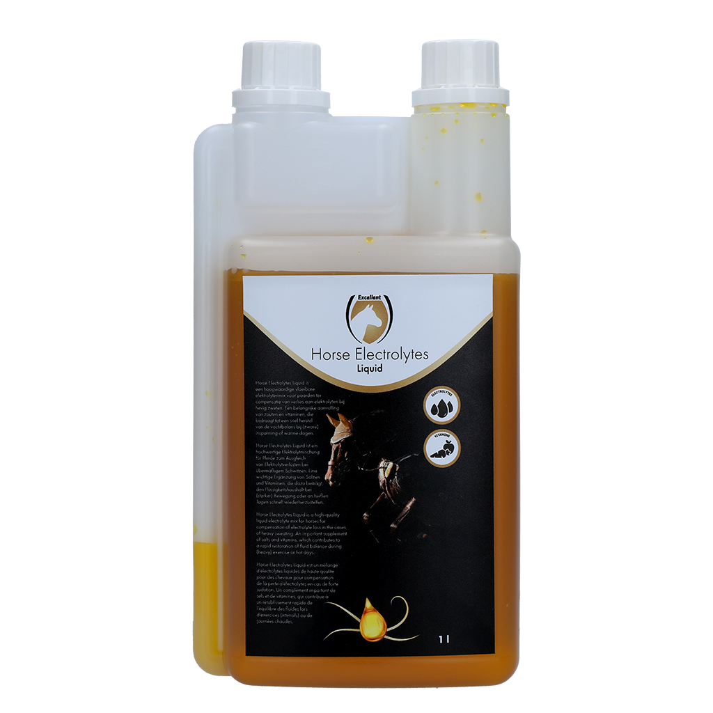 Excellent Horse Elektrolyte flüssig, Ergänzungsfuttermittel für Pferde, 1 l