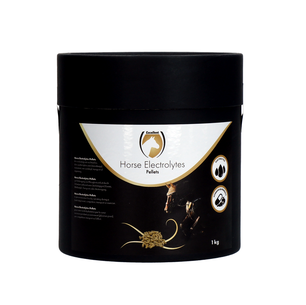 Excellent Horse Elektrolyt-Pellets, Ergänzungsfuttermittel für Pferde, 1 kg