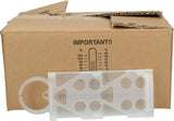Hofman Mottenfalle, Pheromon, mit Klebeplatte, 18,5 x 6,7 x 1,6 cm, 10 Stk