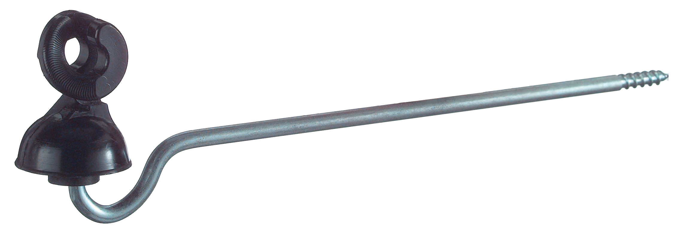 ZoneGuard Seilisolator mit Stütze, verzinkt, 22 cm, für Seil/Litze bis Ø 8 mm, 10 Stk