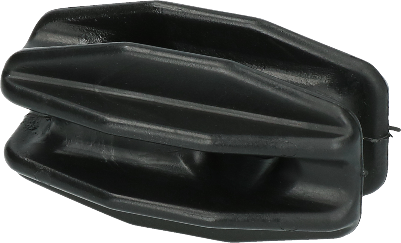 Abspannisolator Kunststoff, schwarz, 7 x 4 x 4 cm, für Elektrozaun, 20 Stk