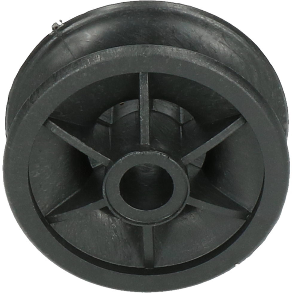 Eckisolator, Kunststoff, Ø 42 mm, Loch Ø 8 mm, schwarz