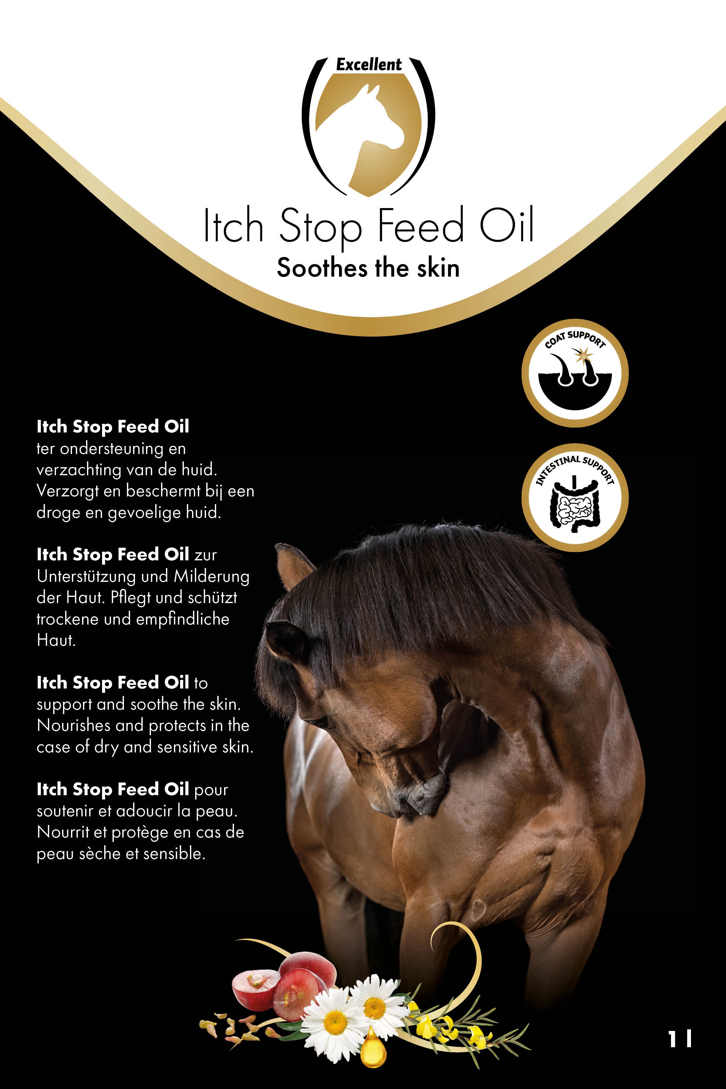 Excellent Horse Itch Stop für Pferde, 1 l