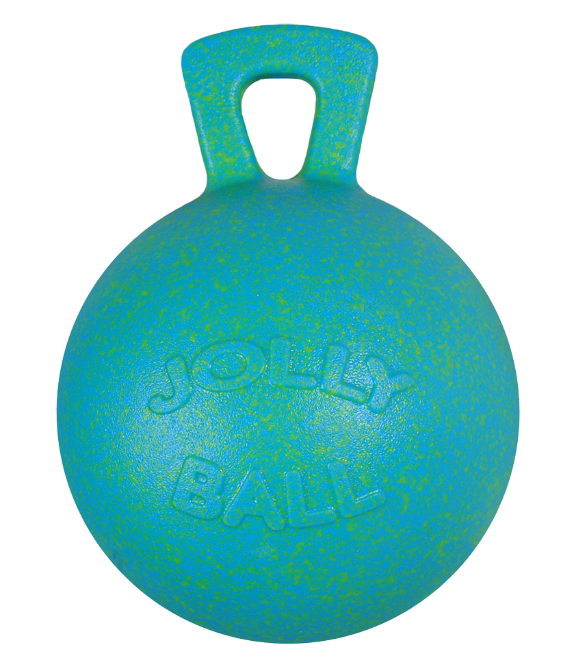 Jolly Pets Spielball für Pferde, selbstaufblasend, bissfest, weich, Ø 25 cm, meeresgrün