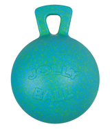 Jolly Pets Spielball für Pferde, selbstaufblasend, bissfest, weich, Ø 25 cm, meeresgrün