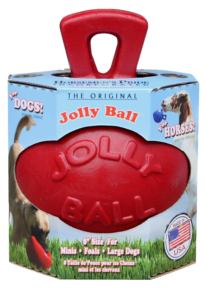 Jolly Pets Spielball für Pferde, Apfelduft, rot, Ø 20 cm