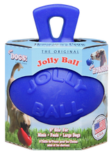 Jolly Pets Spielball für Pferde, blau, Apfelduft, Ø 20 cm