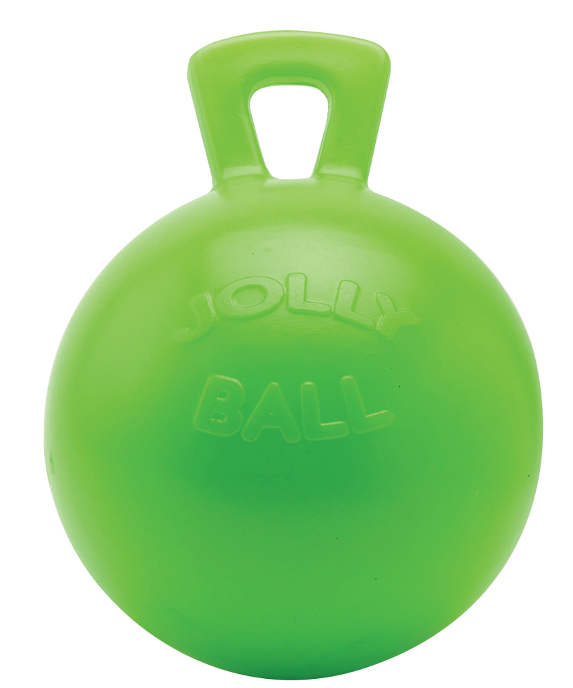 Jolly Pets Spielball für Pferde, grün, selbstaufblasend, bissfest, Ø 25 cm