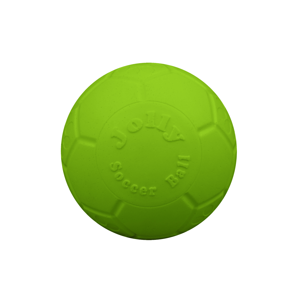 Jolly Pets Hundeball, Soccer Ball, Grün, Apfelduft, schwimmfähig, Ø 7,5 cm