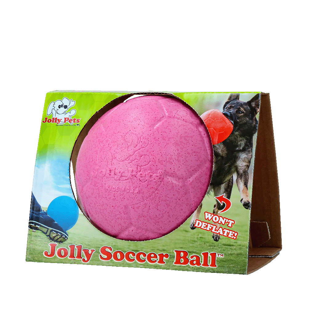 Jolly Pets Hundeball, Jollyflex, schwimmfähig, rosa, Ø 15 cm