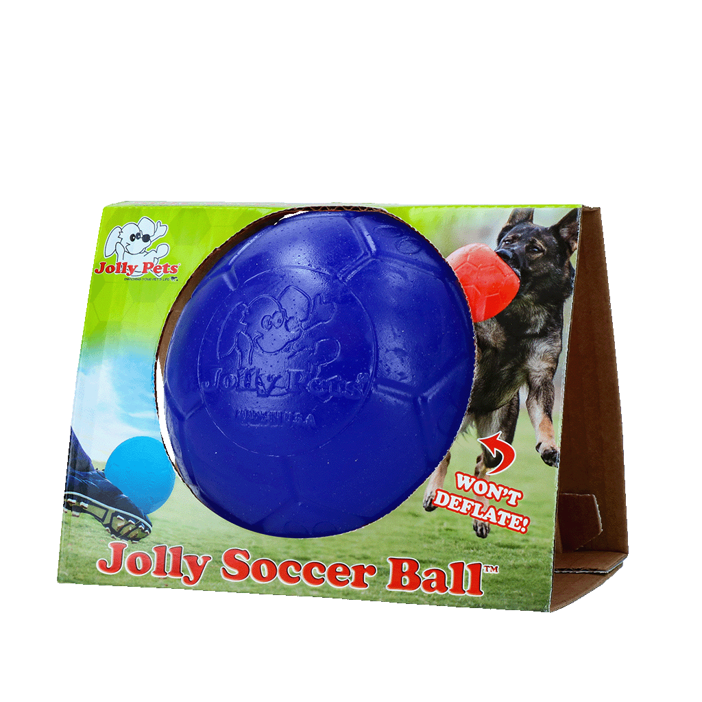 Jolly Pets Hundeball, Jollyflex, blau, schwimmfähig, Ø 15 cm