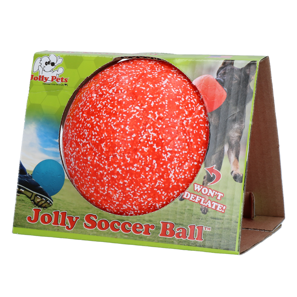 Jolly Pets Hundeball, Jollyflex, Orange/Weiß, Vanilleduft, Ø 15 cm